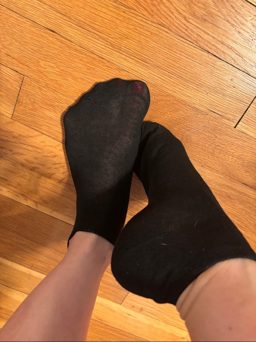 Black ankle socks